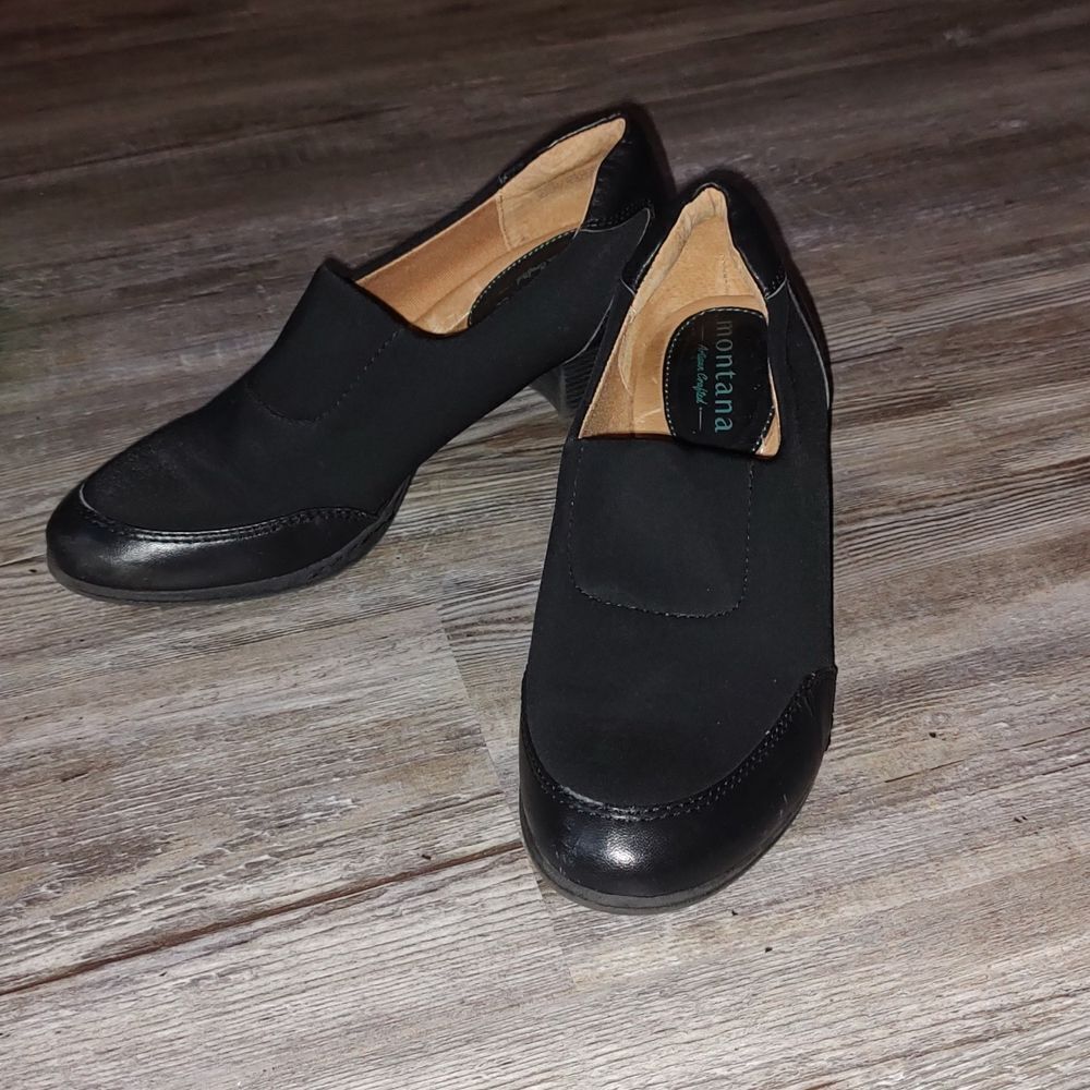 Montana Artisan Crafted black shoes  Sz 10